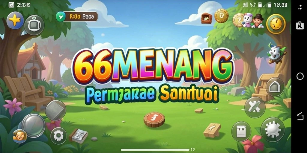 Tampilan menarik dari gameplay 66MENANG yang seru dan penuh warna.