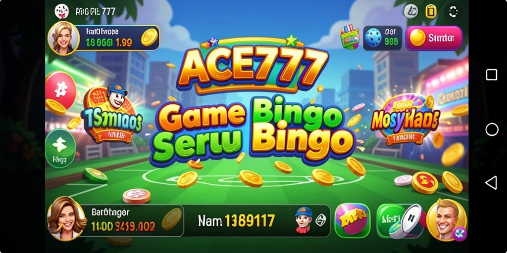 Tampilan menarik dari gameplay Bingo di ACE777.