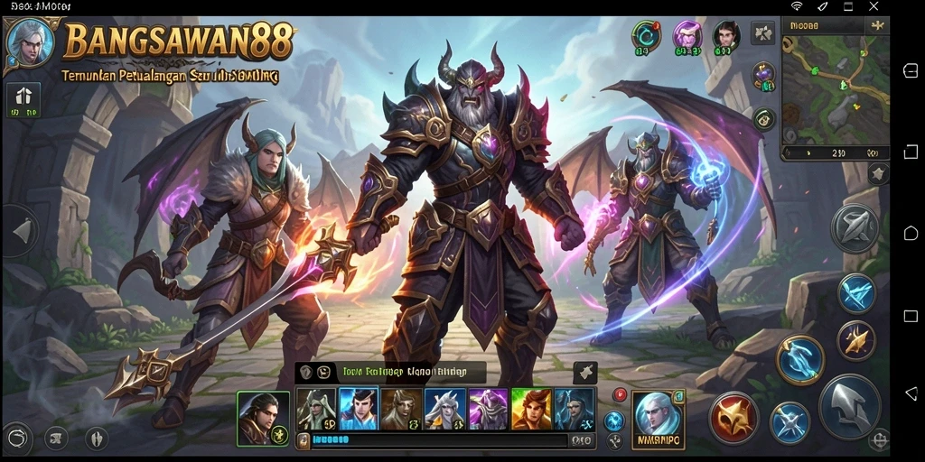 Tampilkan gameplay menarik dalam <strong>BANGSAWAN88</strong> dengan pertarungan epik dan eksplorasi.