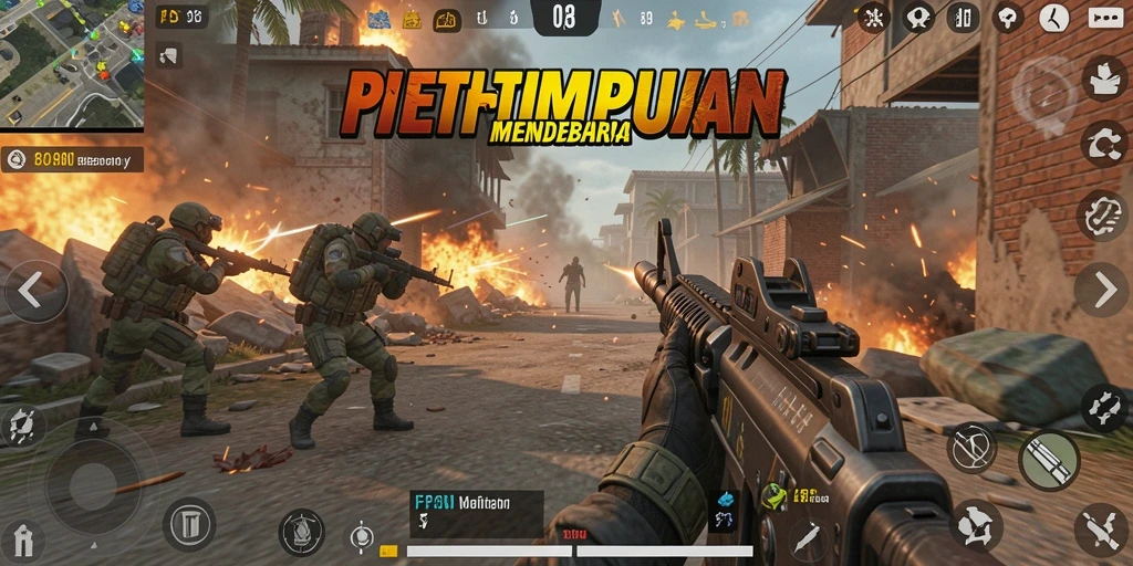 Tampilkan gameplay seru dan aksi berkecepatan tinggi F08.