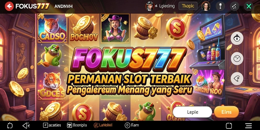 Screenshot FOKUS777 menampilkan gameplay Slot yang menarik dan mengasyikkan.