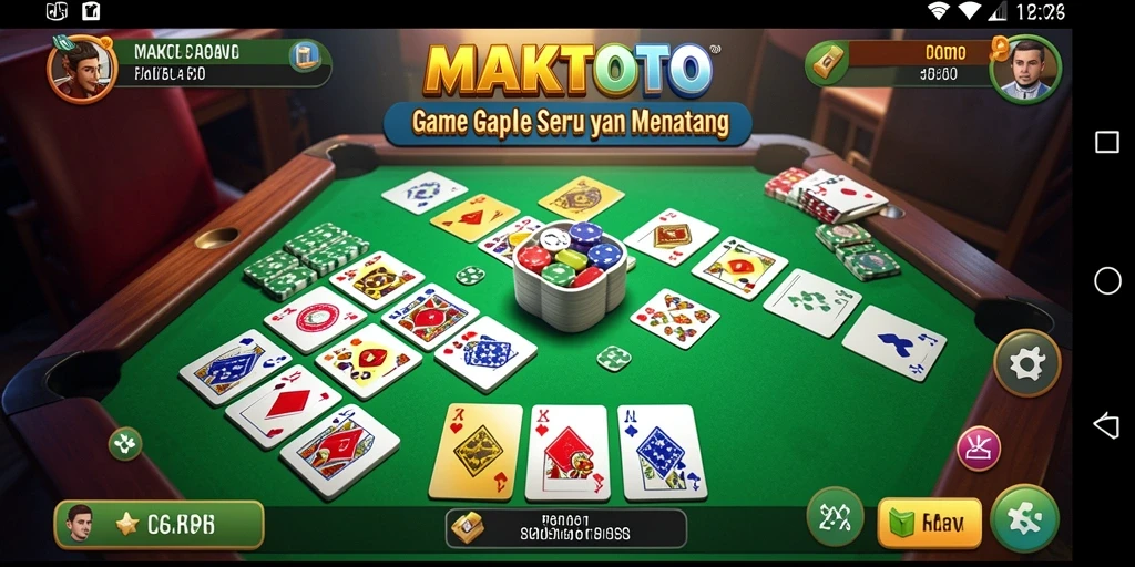 Tampilan gameplay seru dan interaktif dari MAKTOTO.