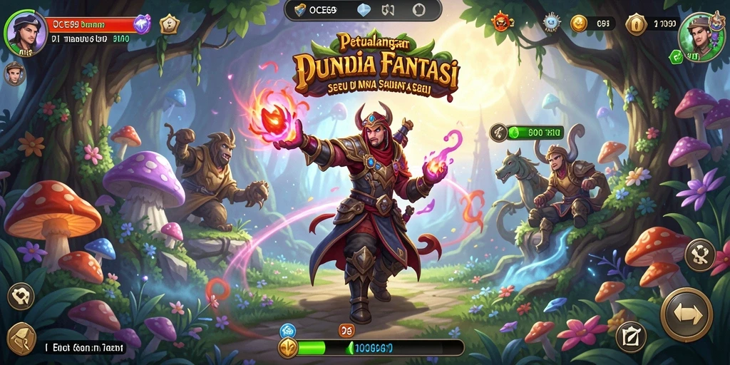 Screenshot menampilkan aksi seru di OCE69 saat menjelajahi dunia petualangan.