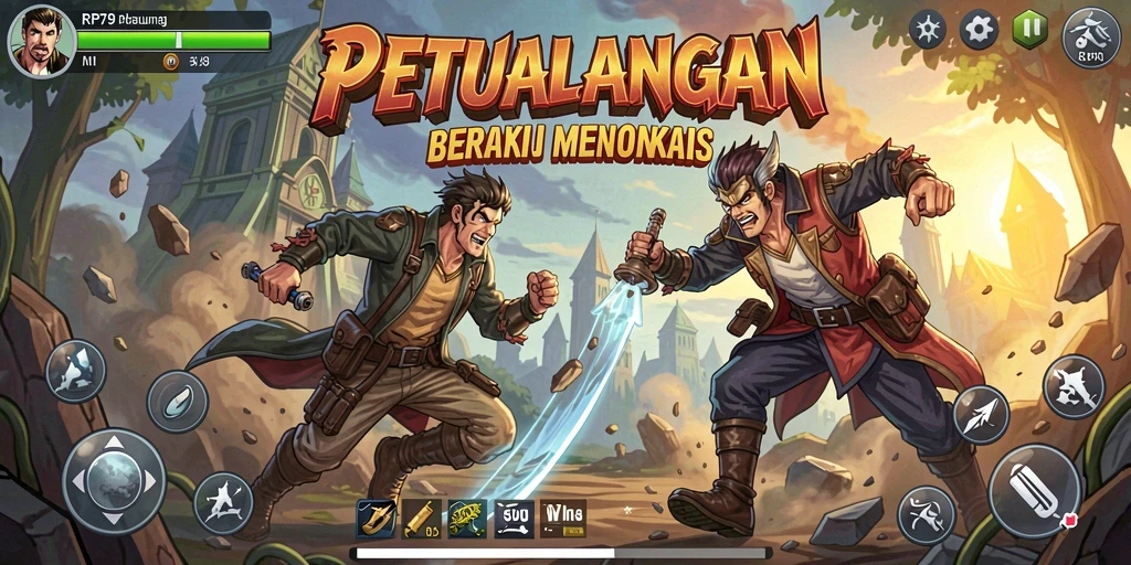 Tangkapan layar gameplay RP79 yang menarik dan penuh aksi.
