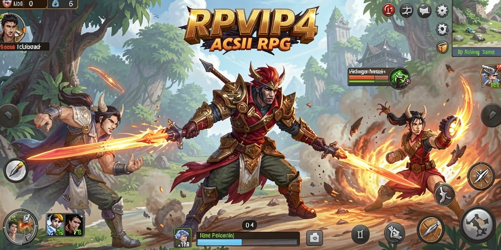 Gameplay menegangkan di RPVIP4 dengan grafis memukau.